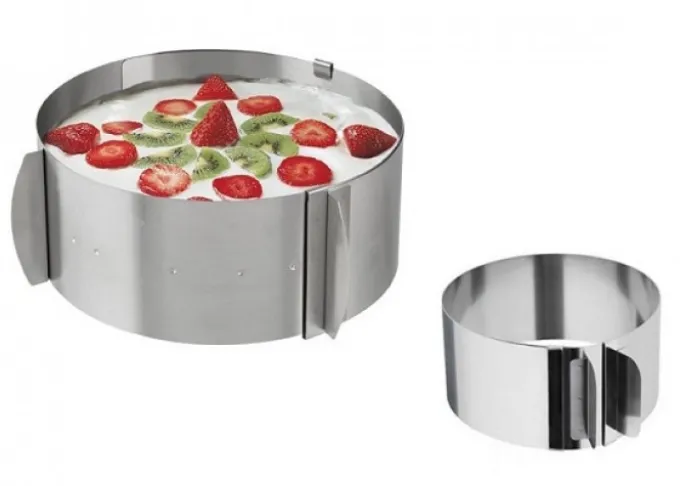 Anello per torte regolabile alto