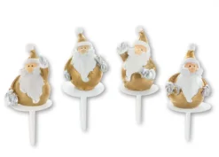 Babbo Natale puntale oro