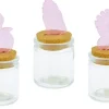 Barattolo vetro nascita rosa