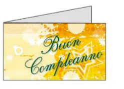 Bigliettini Buon compleanno