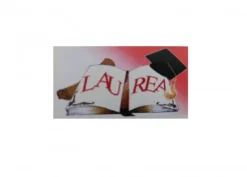 Bigliettini per Laurea con Libro Tocco e Pergamena