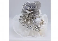 Cake topper 25° anniversario argento