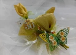 Cake topper 50° anniversario foglie