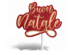 Cake Topper Buon Natale