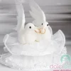 Cake topper colombe