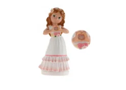 Cake Topper Comunione Bimba Cuore