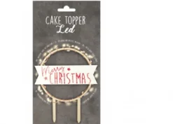 Cake Topper led Merry Christmas