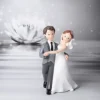 Cake topper sposi