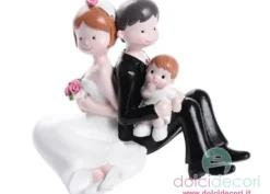 Cake topper sposi bimbo