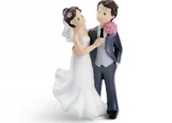 Cake topper sposi eleganti