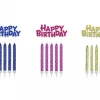 Candele con Happy Birthday