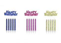 Candele con Happy Birthday