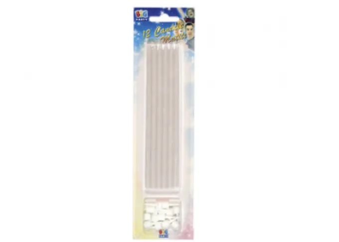 Candele matita bianco