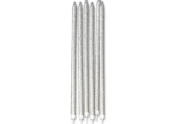 Candele Matita Glitter Argento
