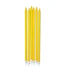 Candele matita glitter giallo