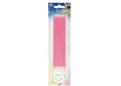 Candele matita rosa