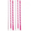 Candele spirale glitter rosa