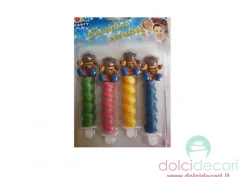 Candelina torciglione orsetto