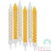 Candeline a pois arancio