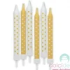 Candeline a pois avorio