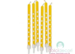 Candeline a pois giallo