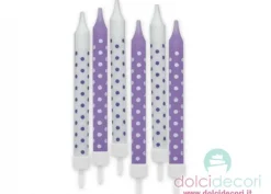 Candeline a pois glicine