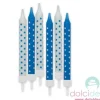 Candeline a pois turchese