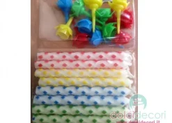 Candeline con quadratini