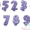 Candeline numero a pois glicine