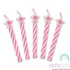 Candeline stelline rosa azzurre