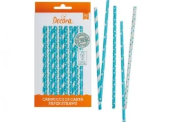 Cannucce Stars pois Azzurro