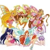 Cialda per torte Winx rettangolare