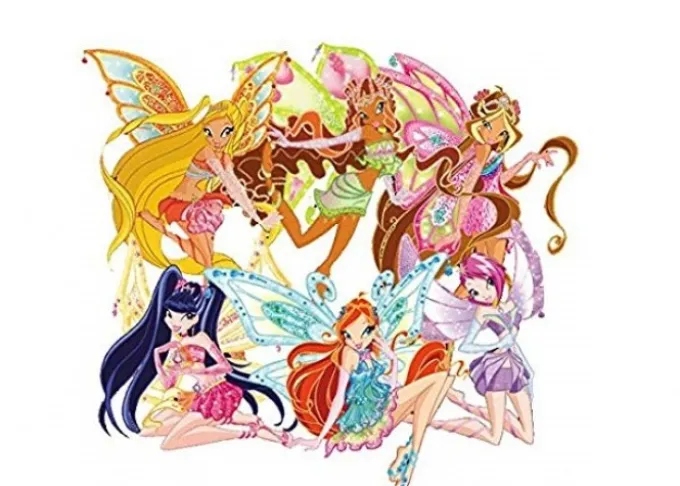 Cialda per torte Winx rettangolare