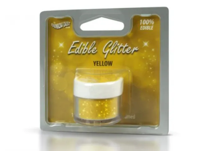 Colorante Alimentare glitter giallo