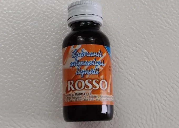 Colorante alimentare liquido Rosso