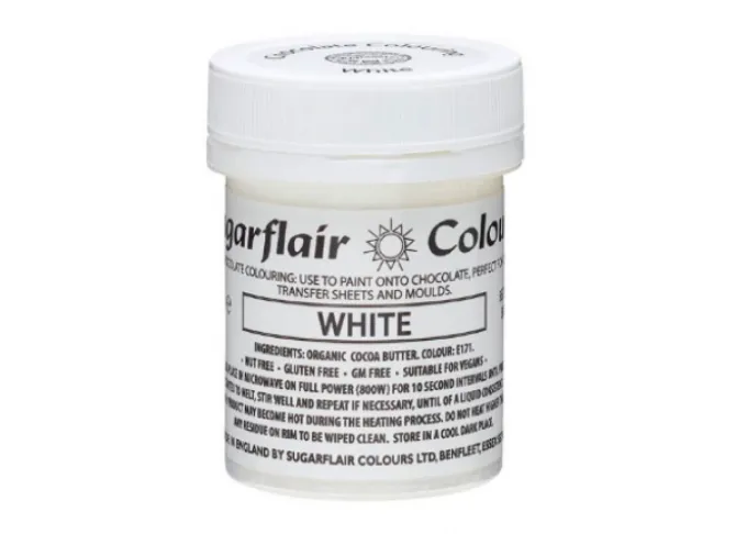 Colorante bianco per cioccolato