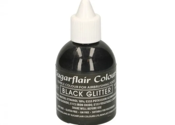 Colorante Nero glitter aerografo