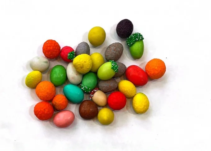 Confetti forma frutta Carnevale