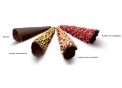 Coni in cioccolato per gelato