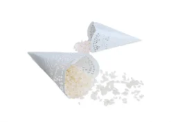 Coni Merlettati Porta Riso/Confetti