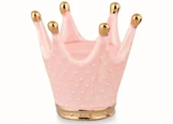 Corona ceramica rosa