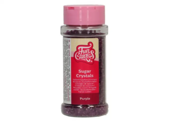 Cristalli di zucchero lilla