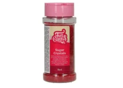 Cristalli di zucchero rosso