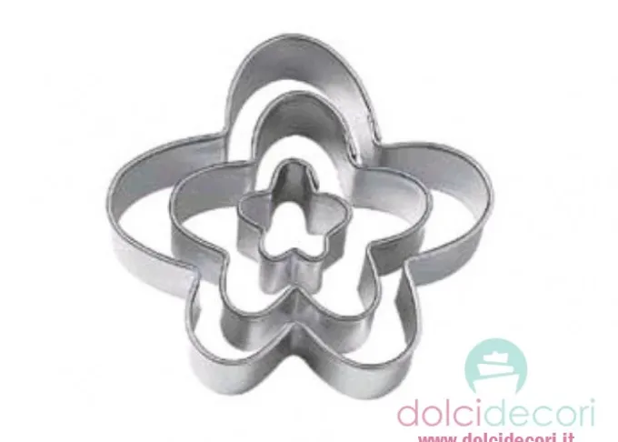 Cutters - tagliabiscotti fiore asimmetrico
