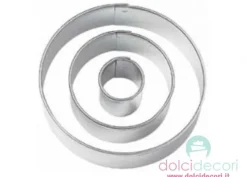 Cutters - tagliabiscotti tondo 3 pz