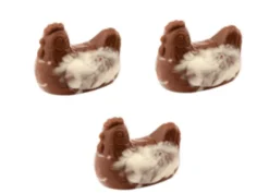 Decorazione galline cioccolato