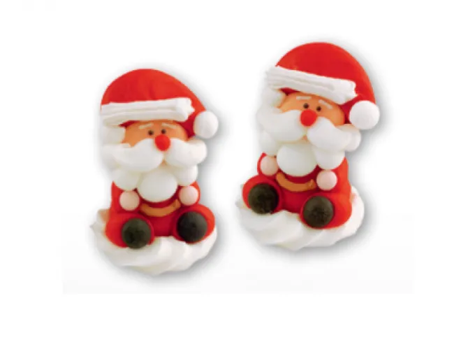 Decorazioni Babbo Natale zucchero