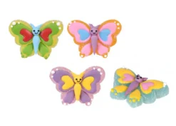 Farfalle piatte colorate