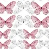 Farfalle rosa wafer paper