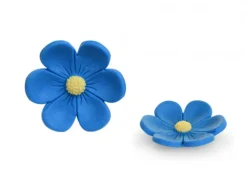 Fiore Anemone Pastello Azzurro